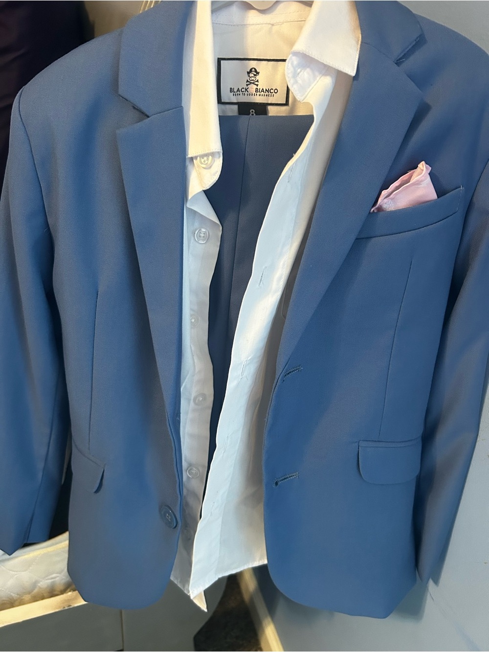 Kids Light Blue Blazer pants size 8